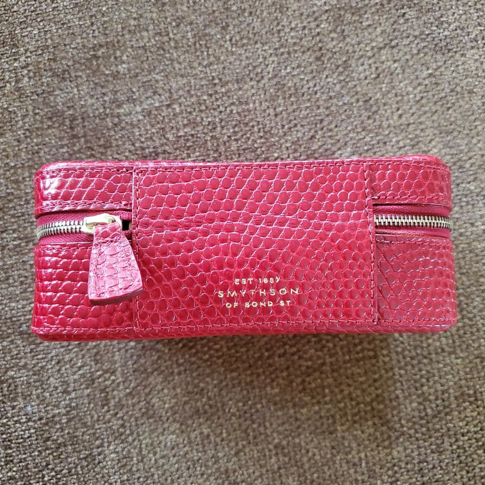 Smythson cosmetic bag